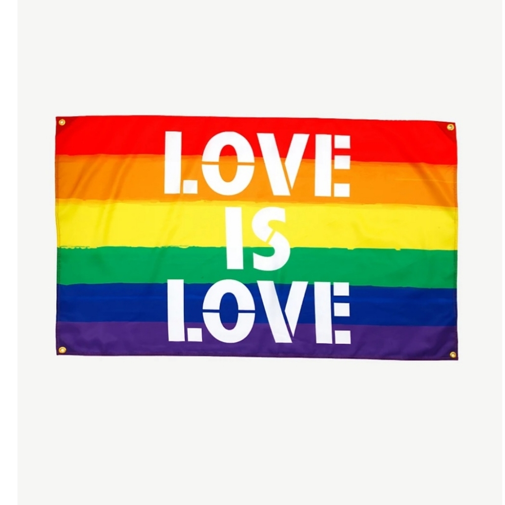 Rainbow Love is Love flag